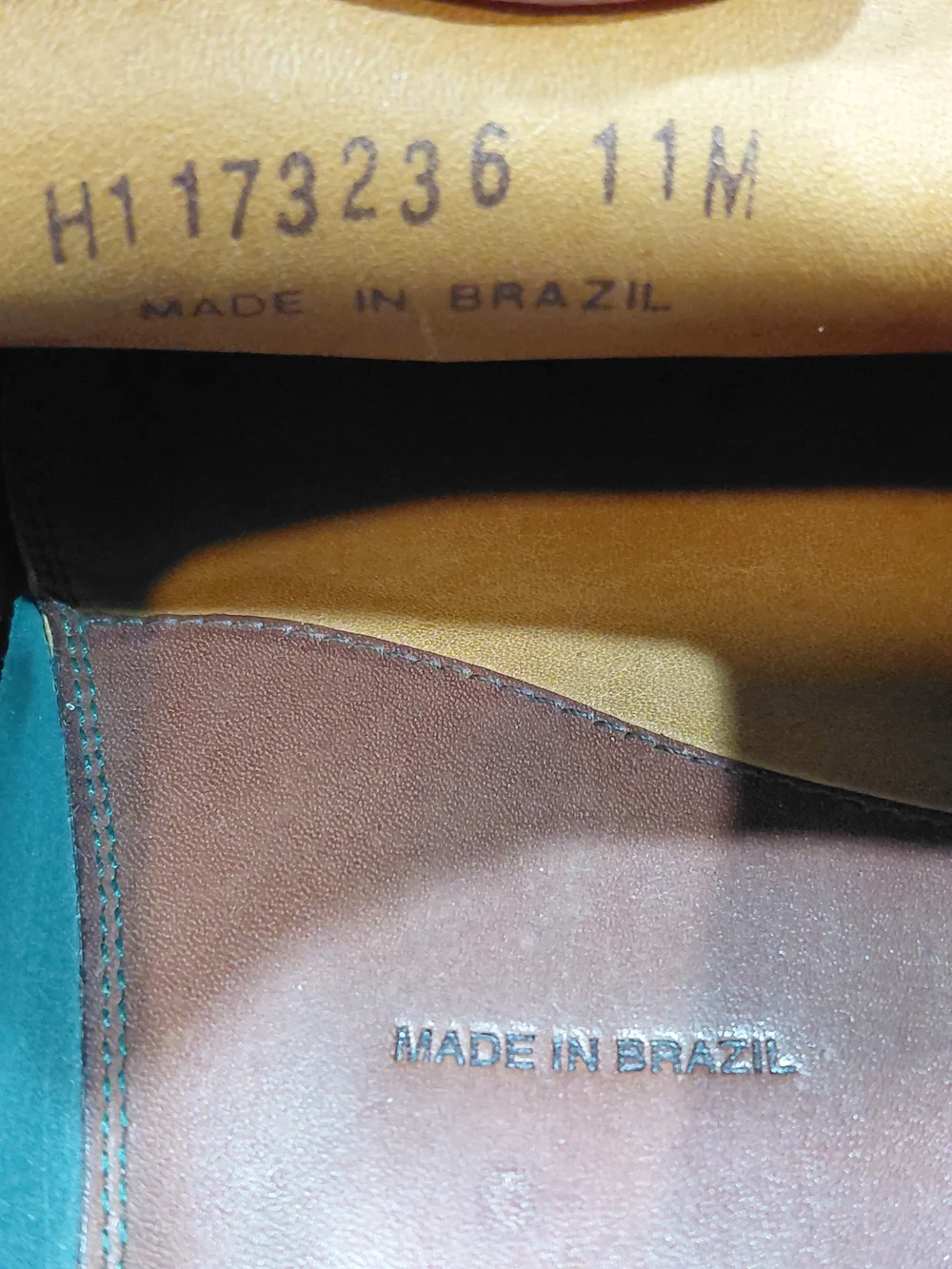 H.S. Trask Men's Brown Leather Penny Loafers, Classic Slip On Moccasin SIZE M11